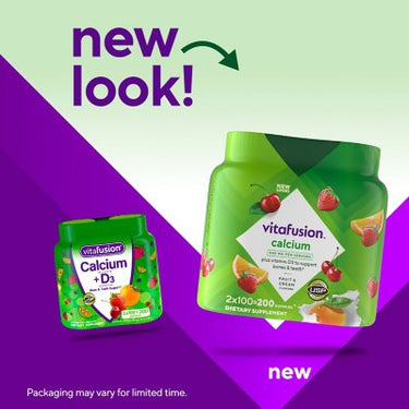 Vitafusion Calcium + D3 Vitamin Gummies, 200 Ct.